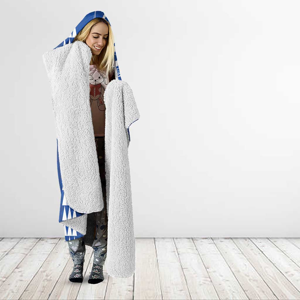 Samoa HRPP Party Hooded Blanket Polynesian Pattern - Polynesian Pride