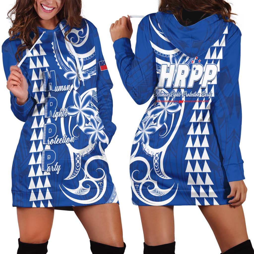 Samoa HRPP Party Hoodie Dress Polynesian Pattern - Polynesian Pride