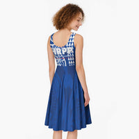 Samoa HRPP Party Midi Dress Polynesian Pattern - Polynesian Pride