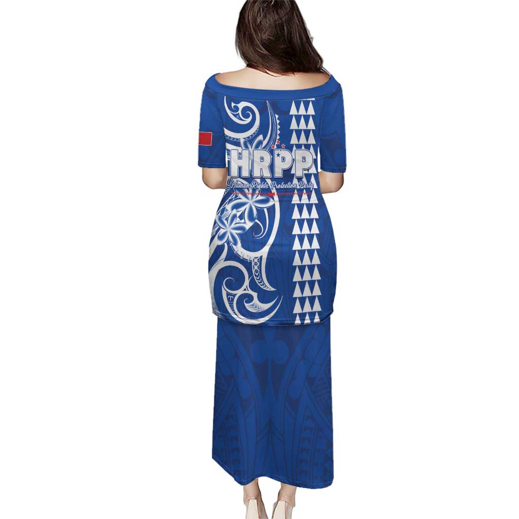 Samoa HRPP Party Puletasi Polynesian Pattern - Polynesian Pride