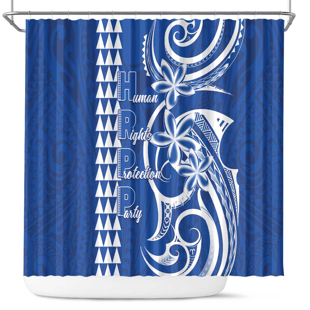 Samoa HRPP Party Shower Curtain Polynesian Pattern - Polynesian Pride