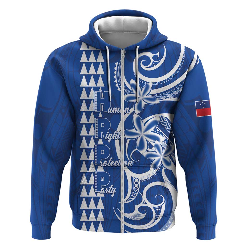 Samoa HRPP Party Zip Hoodie Polynesian Pattern - Polynesian Pride