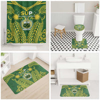 Samoa SUP Bathroom Set Samoan Coat Of Arms - Polynesian Pride