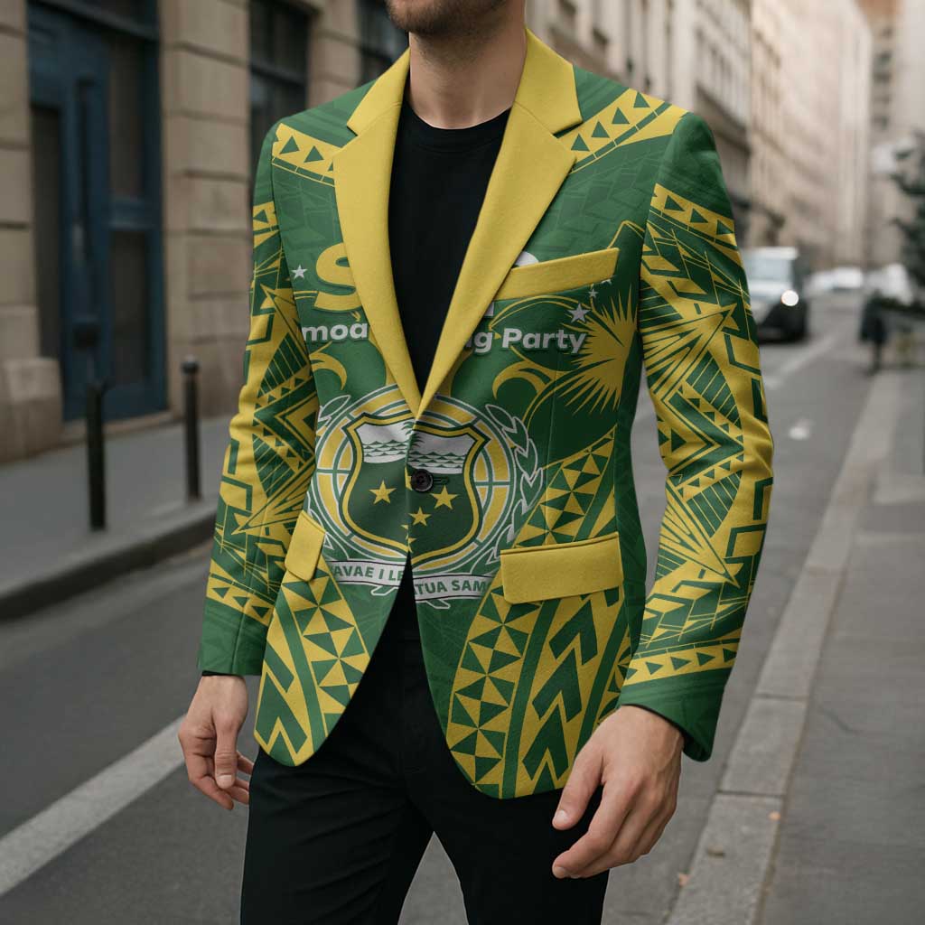Samoa SUP Blazer Samoan Coat Of Arms - Polynesian Pride