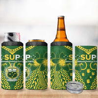 Samoa SUP 4 in 1 Can Cooler Tumbler Samoan Coat Of Arms - Polynesian Pride