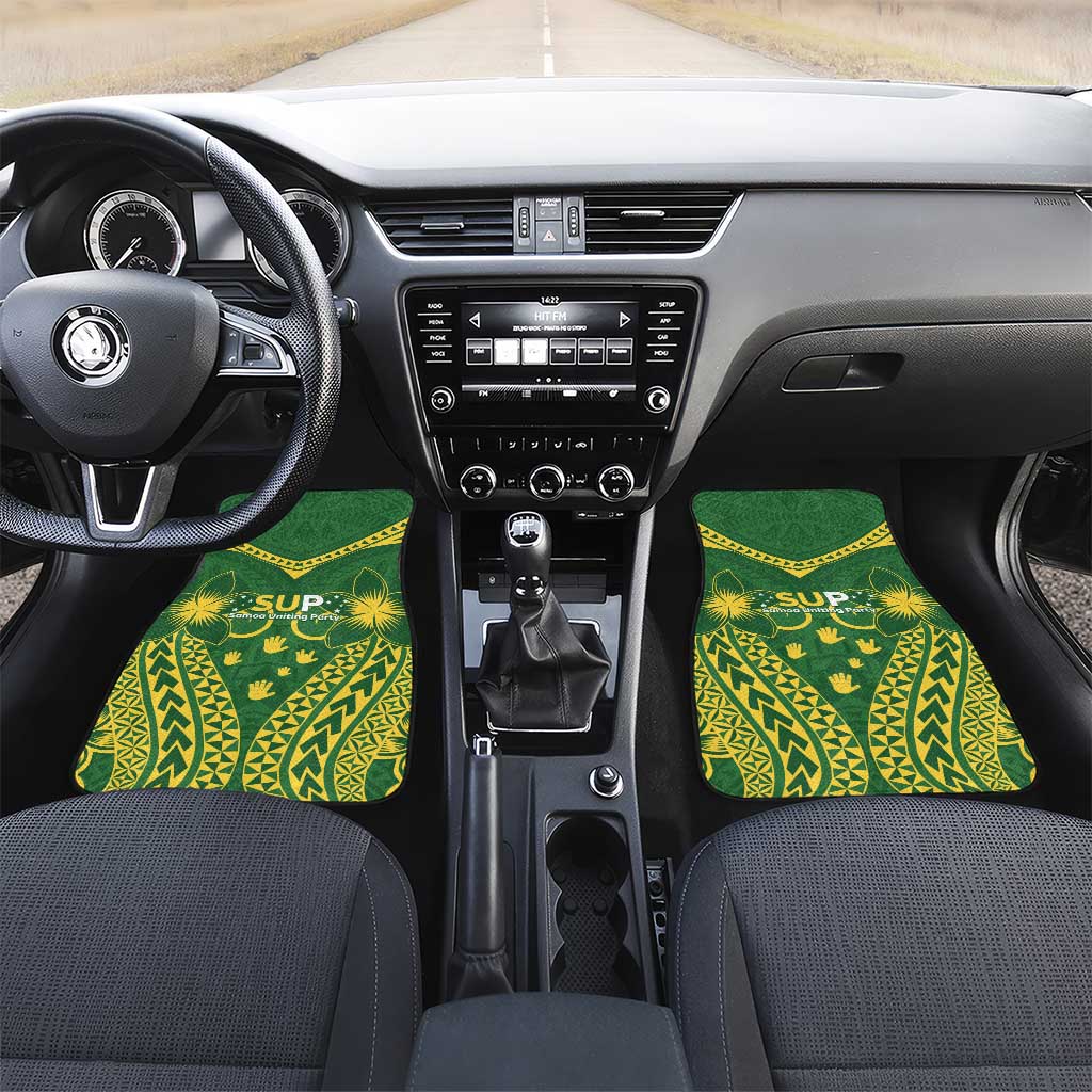 Samoa SUP Car Mats Samoan Coat Of Arms - Polynesian Pride