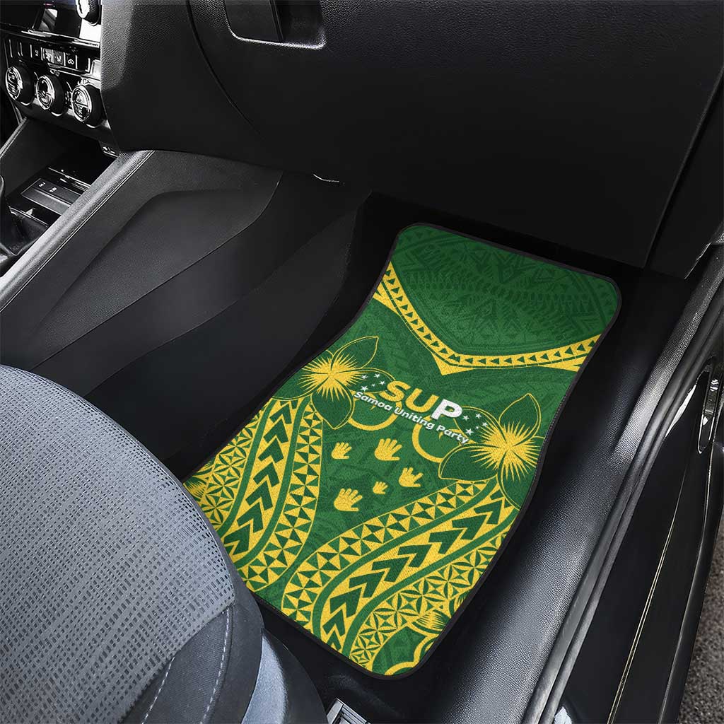 Samoa SUP Car Mats Samoan Coat Of Arms - Polynesian Pride