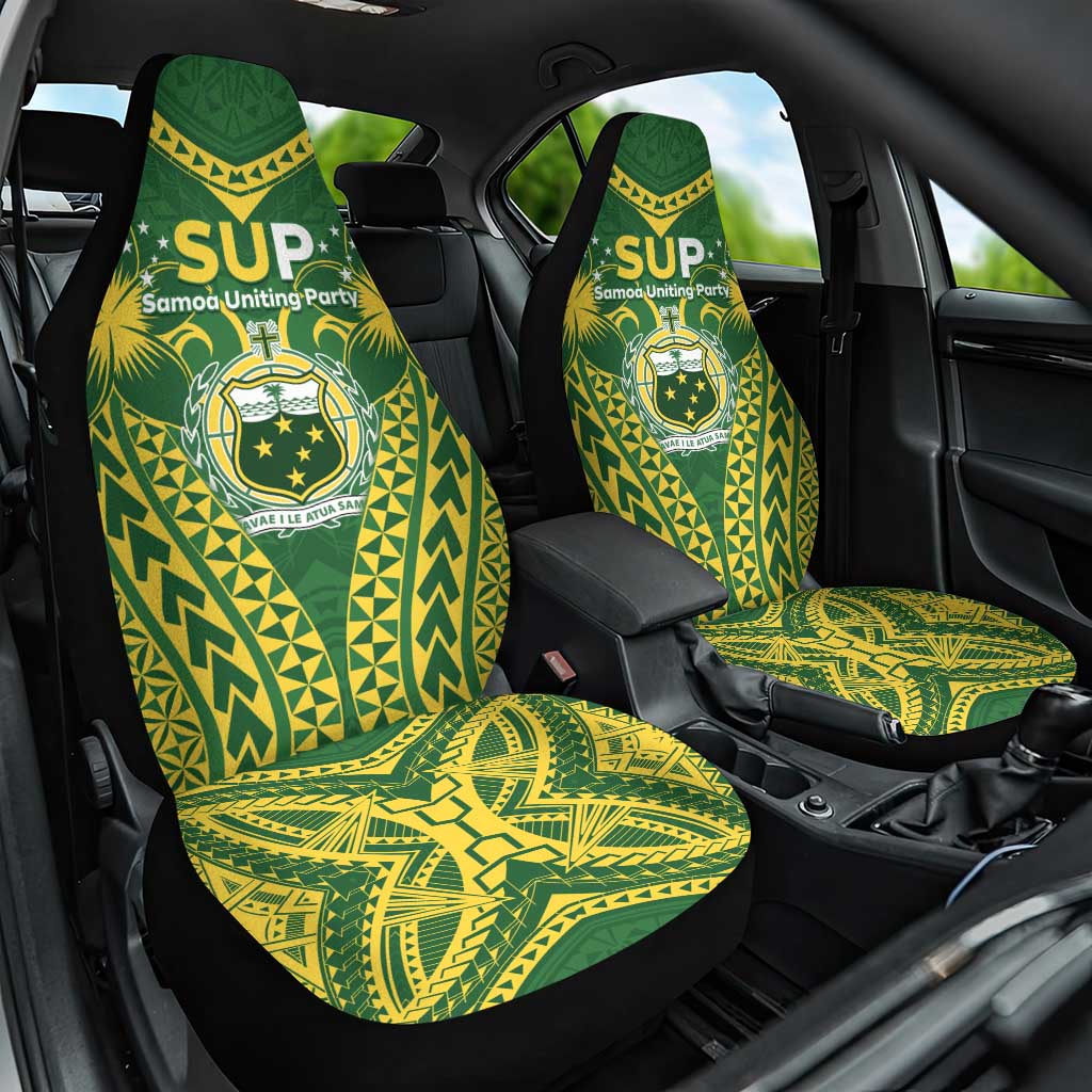 Samoa SUP Car Seat Cover Samoan Coat Of Arms - Polynesian Pride