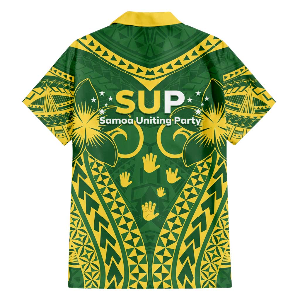 Samoa SUP Family Matching Short Sleeve Bodycon Dress and Hawaiian Shirt Samoan Coat Of Arms - Polynesian Pride