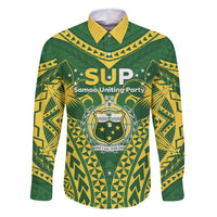 Samoa SUP Family Matching Tank Maxi Dress and Hawaiian Shirt Samoan Coat Of Arms - Polynesian Pride