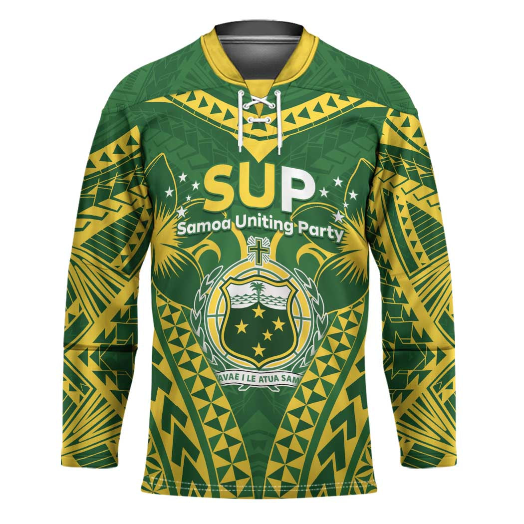 Samoa SUP Hockey Jersey Samoan Coat Of Arms - Polynesian Pride