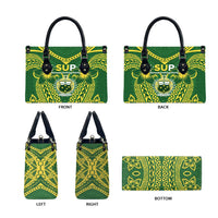 Samoa SUP Leather Bag Samoan Coat Of Arms - Polynesian Pride