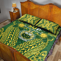 Samoa SUP Quilt Bed Set Samoan Coat Of Arms - Polynesian Pride