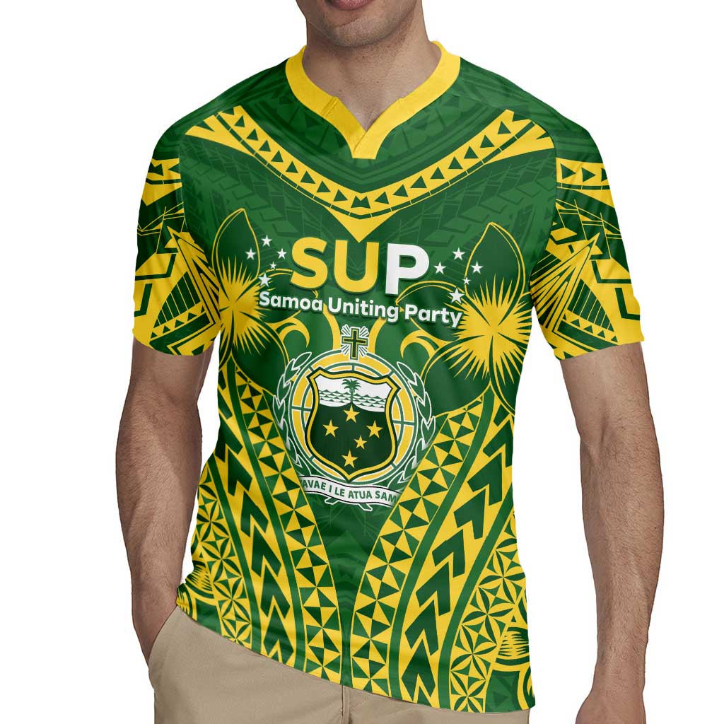 Samoa SUP Rugby Jersey Samoan Coat Of Arms - Polynesian Pride