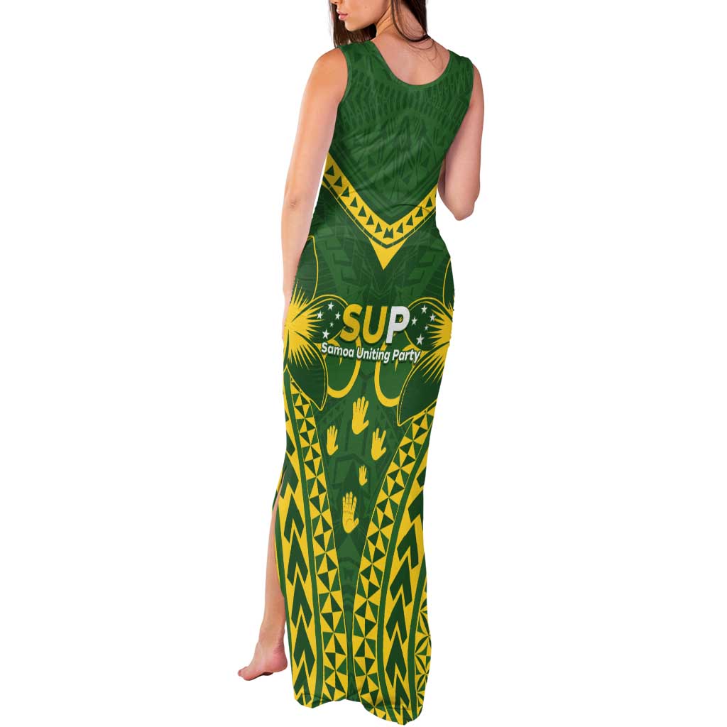 Samoa SUP Tank Maxi Dress Samoan Coat Of Arms - Polynesian Pride
