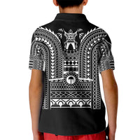 Philippines Igorot Tribal Art Tattoo Black Kid Polo Shirt - Polynesian Pride