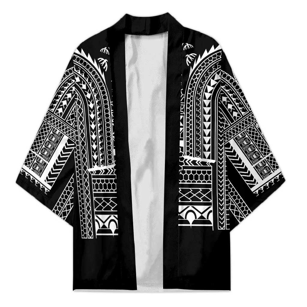 Philippines Igorot Tribal Art Tattoo Black Kimono - Polynesian Pride