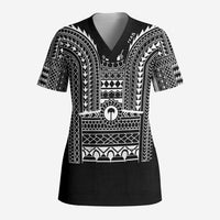 Philippines Igorot Tribal Art Tattoo Black Scrub Top - Polynesian Pride