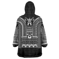 Philippines Igorot Tribal Art Tattoo Black Wearable Blanket Hoodie LT05 - Polynesian Pride