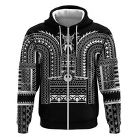 Philippines Igorot Tribal Art Tattoo Black Zip Hoodie - Polynesian Pride