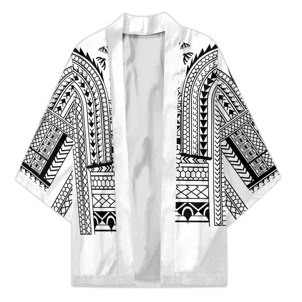 Philippines Igorot Tribal Art Tattoo White Kimono - Polynesian Pride