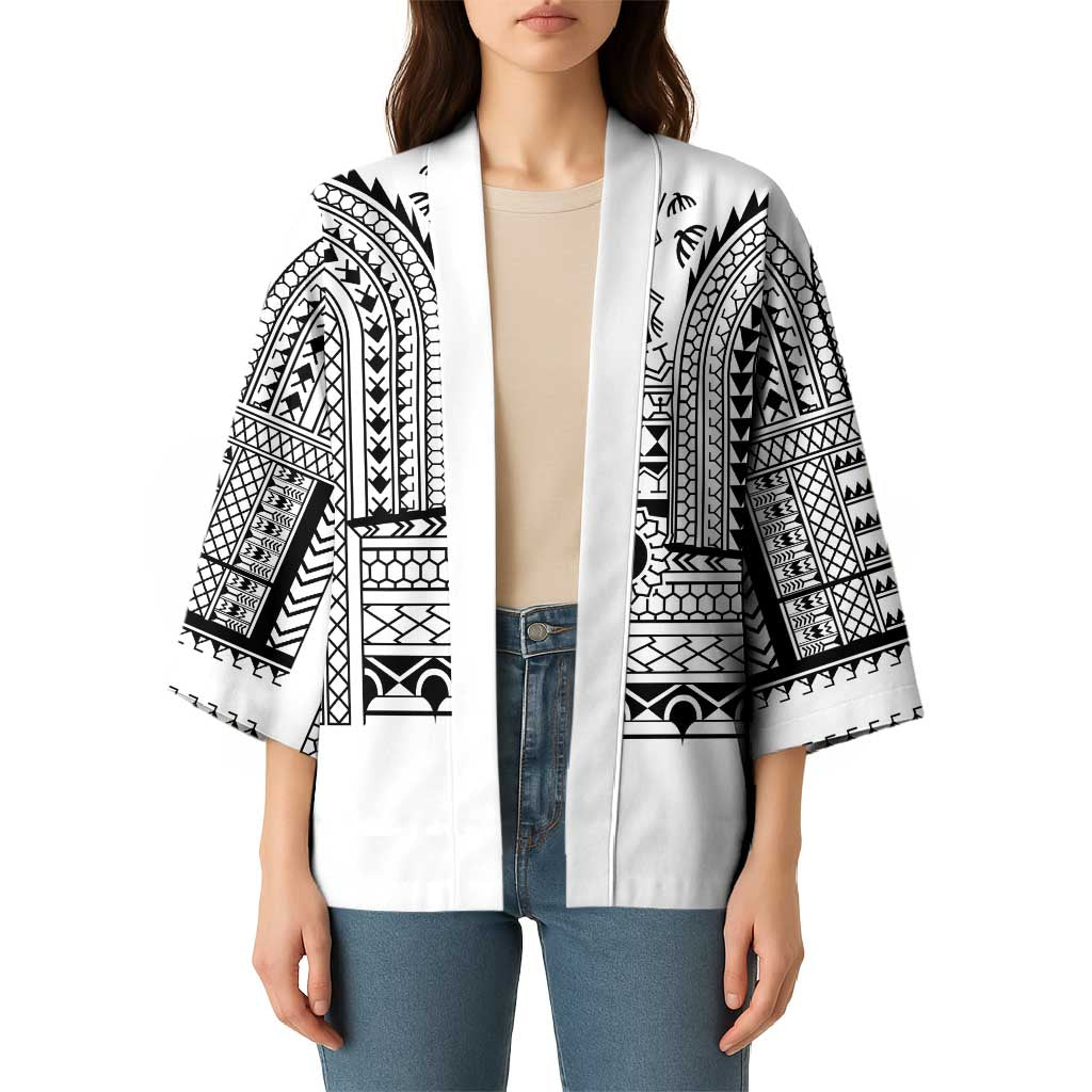 Philippines Igorot Tribal Art Tattoo White Kimono - Polynesian Pride