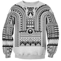 Philippines Igorot Tribal Art Tattoo White Sweatshirt - Polynesian Pride