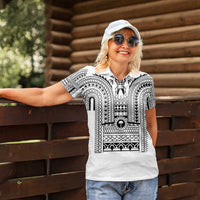 Philippines Igorot Tribal Art Tattoo White Women Polo Shirt - Polynesian Pride