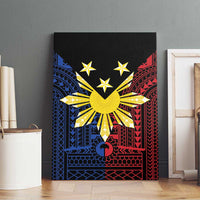 Philippines Sun Star Canvas Wall Art Igorot Tribal Inspiration - Polynesian Pride