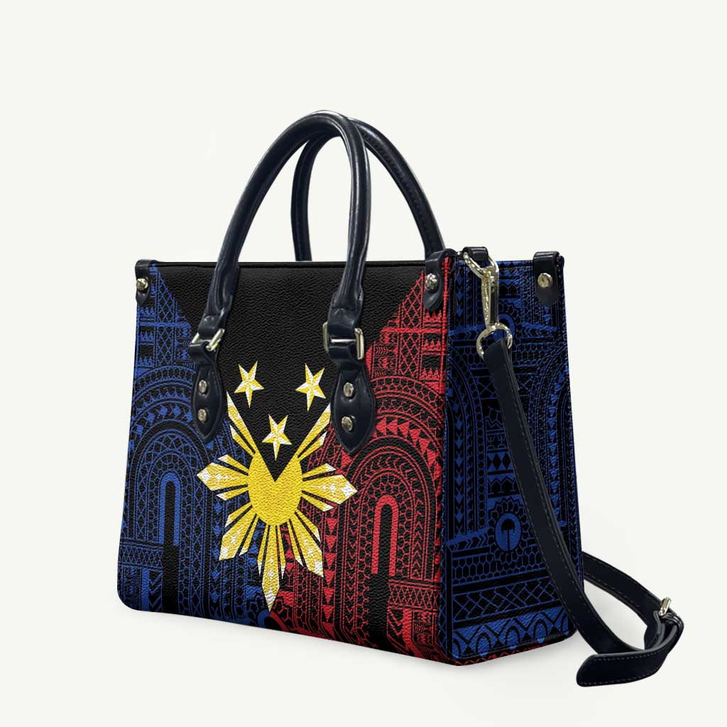 Philippines Sun Star Leather Bag Igorot Tribal Inspiration - Polynesian Pride