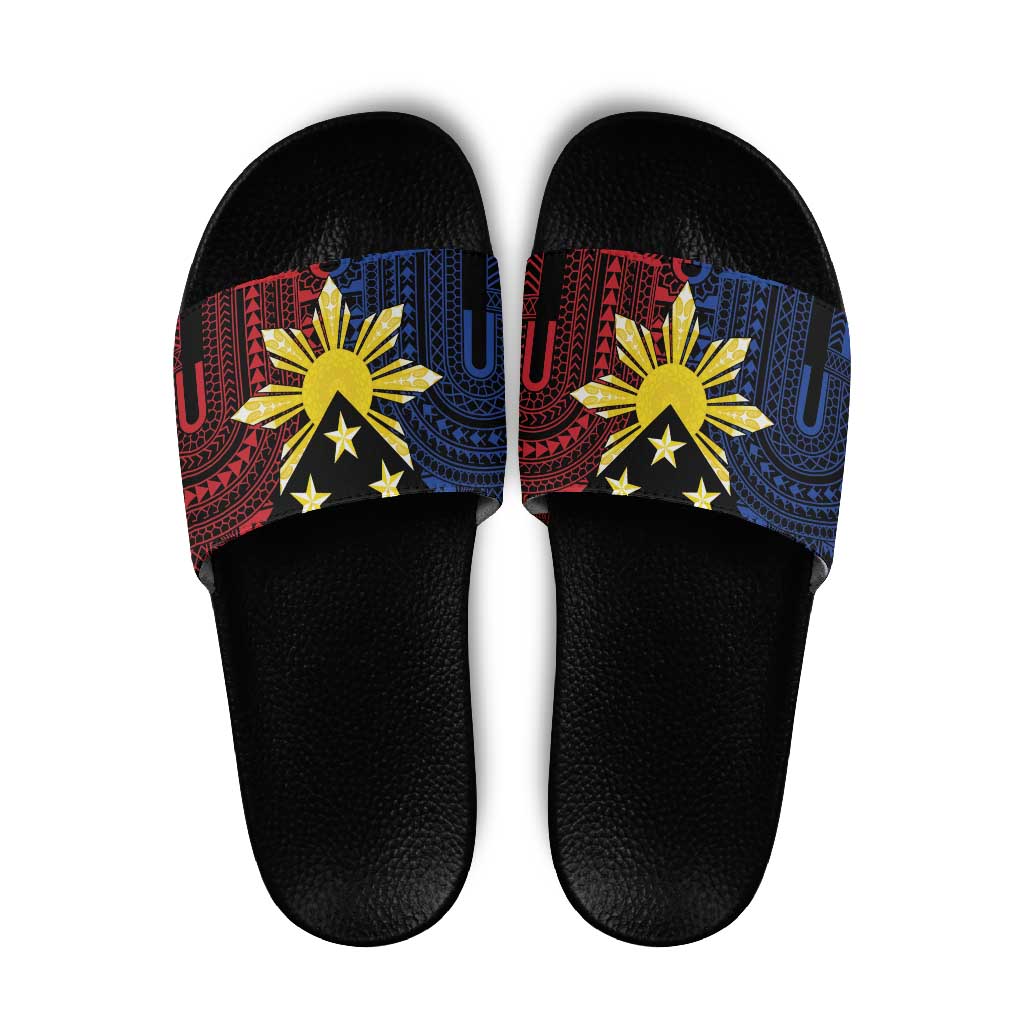 Philippines Sun Star Slide Sandals Igorot Tribal Inspiration - Polynesian Pride
