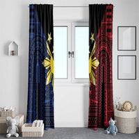 Philippines Sun Star Window Curtain Igorot Tribal Inspiration - Polynesian Pride