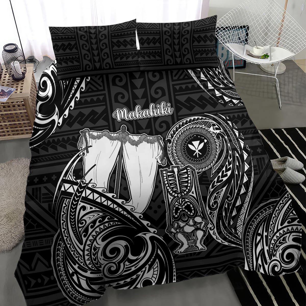 Hawaii Makahiki Season Bedding Set Akua Loa Polynesian Pattern LT05 - Polynesian Pride