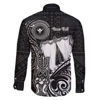 Personalized Hawaii Makahiki Season Family Matching Long Sleeve Bodycon Dress and Hawaiian Shirt Akua Loa Polynesian Pattern LT05 - Polynesian Pride