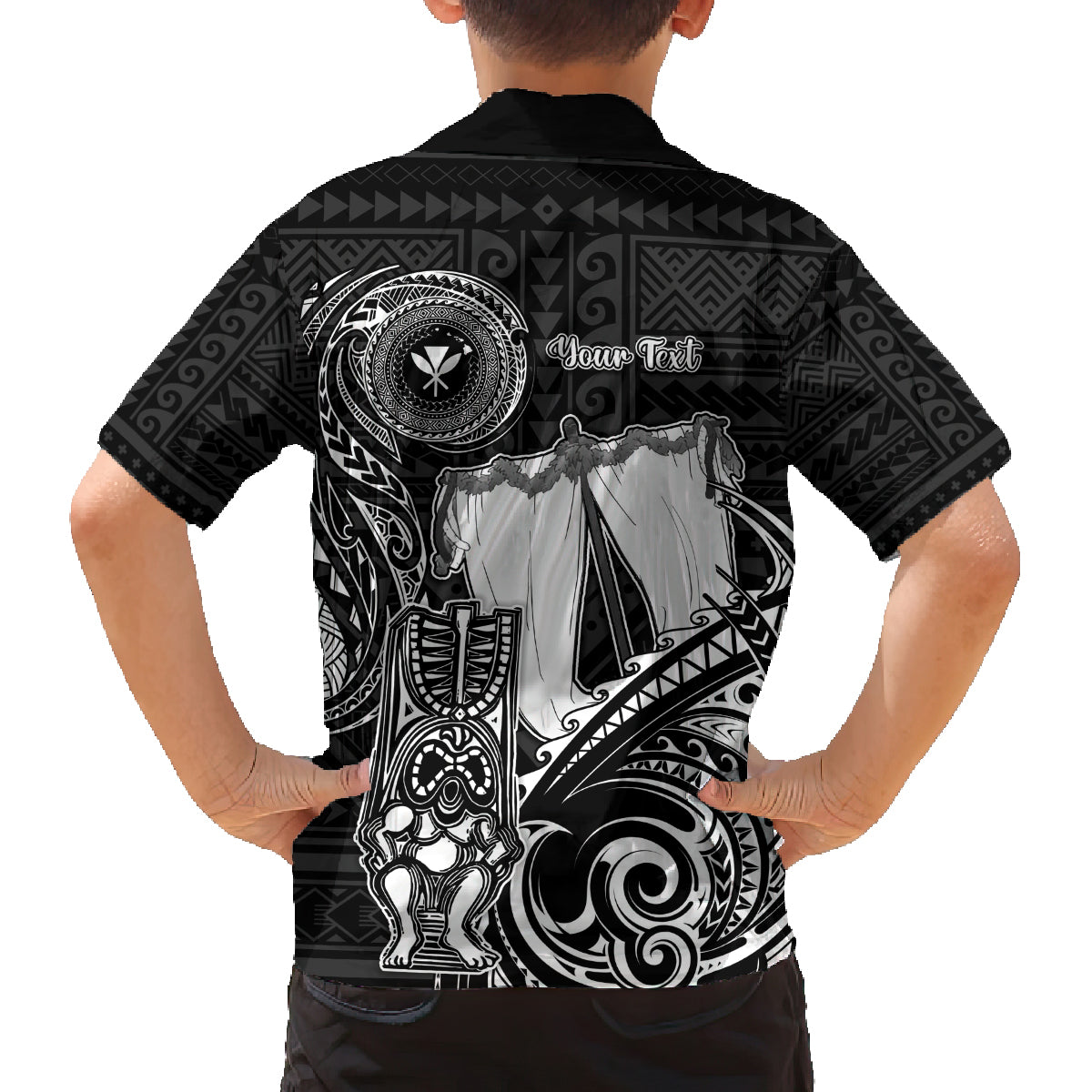 Personalized Hawaii Makahiki Season Family Matching Puletasi Dress and Hawaiian Shirt Akua Loa Polynesian Pattern LT05 - Polynesian Pride