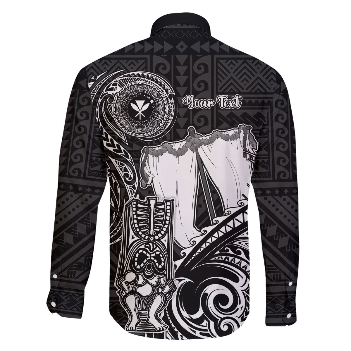 Personalized Hawaii Makahiki Season Family Matching Tank Maxi Dress and Hawaiian Shirt Akua Loa Polynesian Pattern LT05 - Polynesian Pride