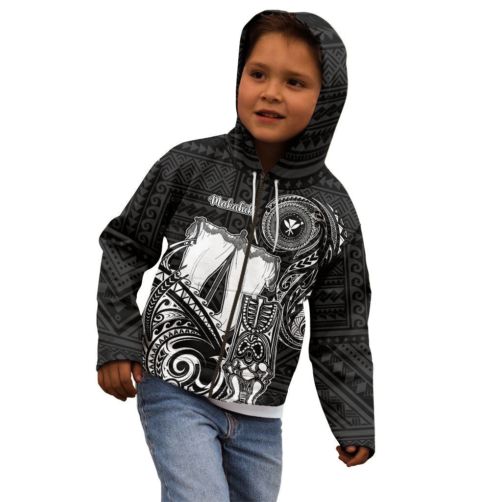 Personalized Hawaii Makahiki Season Kid Hoodie Akua Loa Polynesian Pattern LT05 - Polynesian Pride