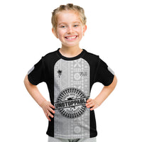 Personalized Fiji Obstacle Race 2023 Kid T Shirt Never Give Up LT05 Black - Polynesian Pride