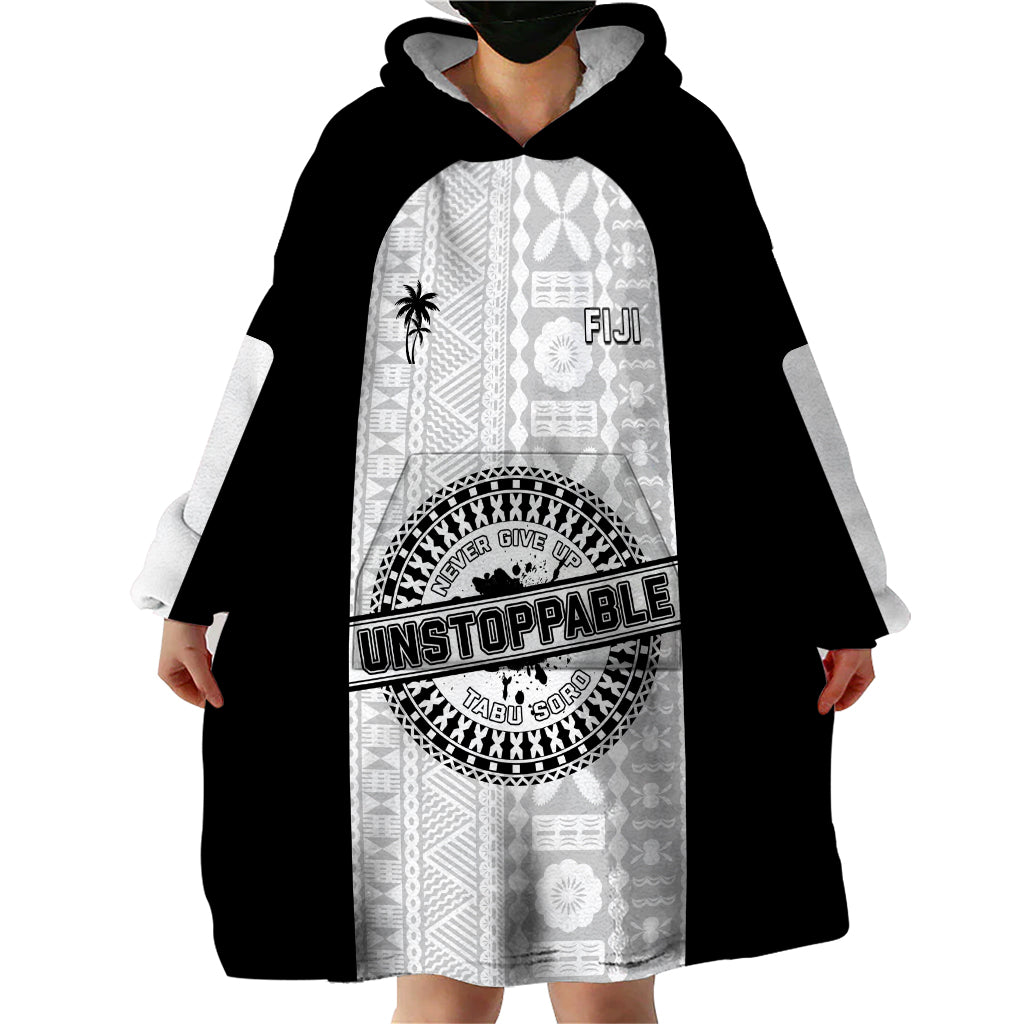 Personalized Fiji Obstacle Race 2023 Wearable Blanket Hoodie Never Give Up LT05 - Polynesian Pride