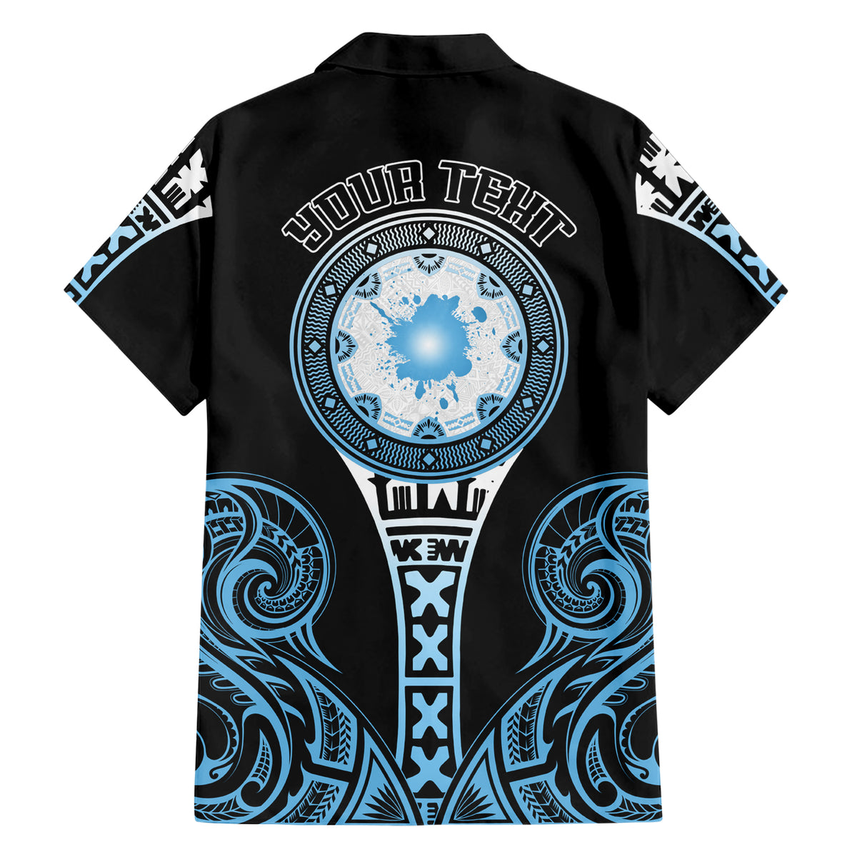 Personalized Fiji Obstacle Race 2023 Family Matching Short Sleeve Bodycon Dress and Hawaiian Shirt Go Champion LT05 - Polynesian Pride