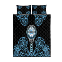 Fiji Obstacle Race 2023 Quilt Bed Set Go Champion LT05 Blue - Polynesian Pride