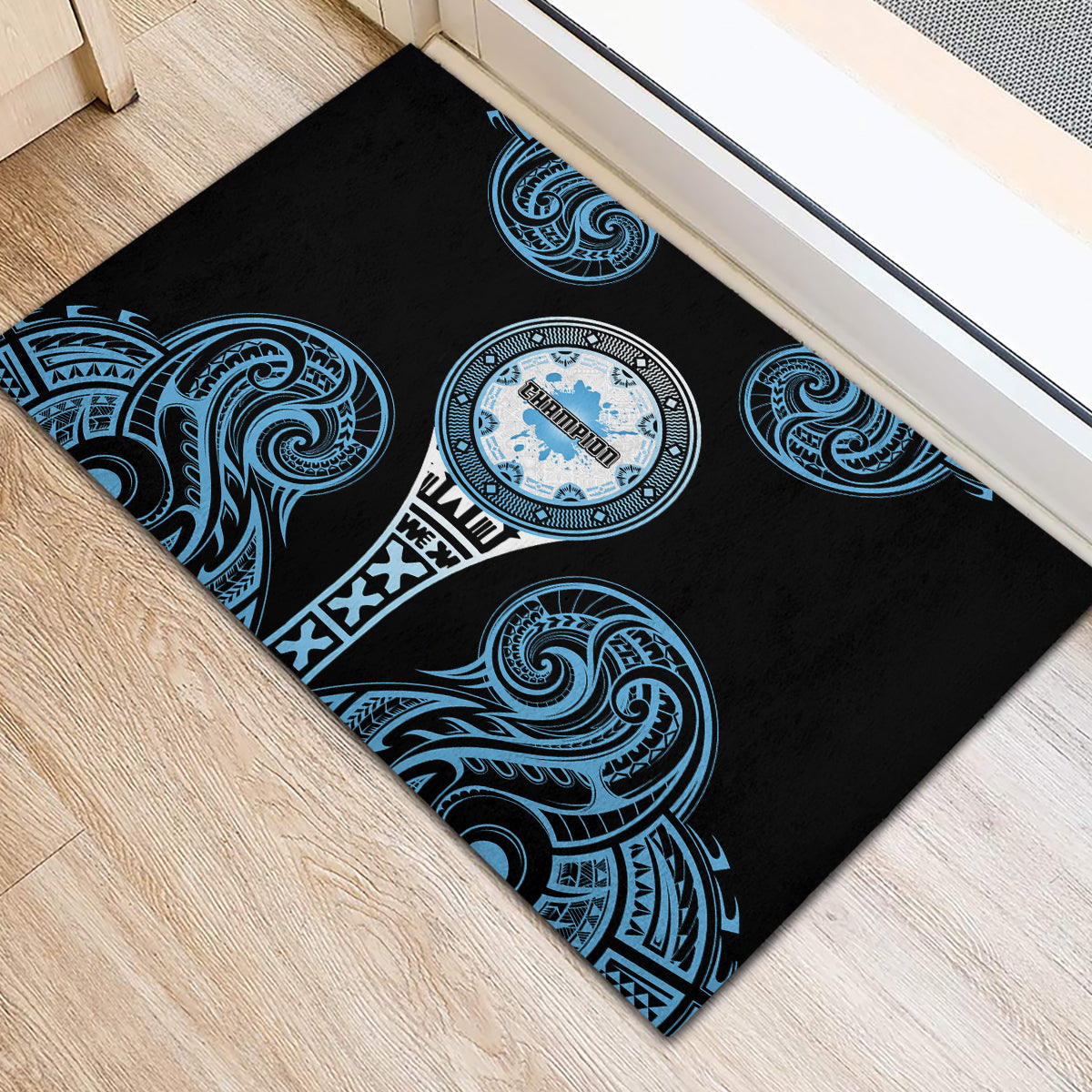 Fiji Obstacle Race 2023 Rubber Doormat Go Champion LT05 - Polynesian Pride