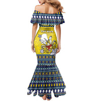 Niue The Rock Christmas Mermaid Dress Niuean Crab Monuina E Kilisimasi LT05 - Polynesian Pride