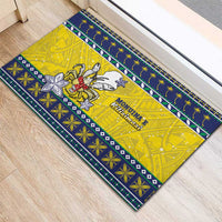Niue The Rock Christmas Rubber Doormat Niuean Crab Monuina E Kilisimasi LT05 - Polynesian Pride