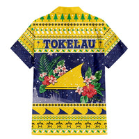 Tokelau Christmas Family Matching Mermaid Dress and Hawaiian Shirt Tokelauan Badge Manuia Te Kilihimahi