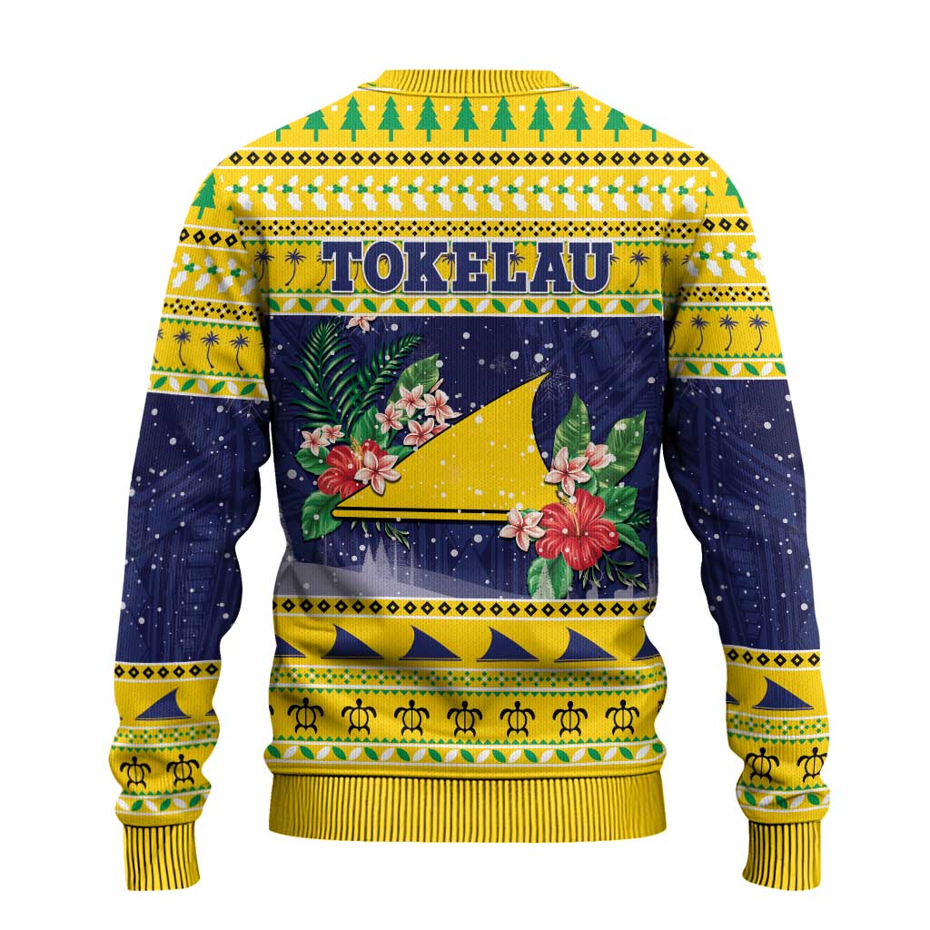 Tokelau Christmas Ugly Christmas Sweater Tokelauan Badge Manuia Te Kilihimahi