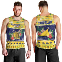 Tokelau Christmas Men Tank Top Tokelauan Badge Manuia Te Kilihimahi