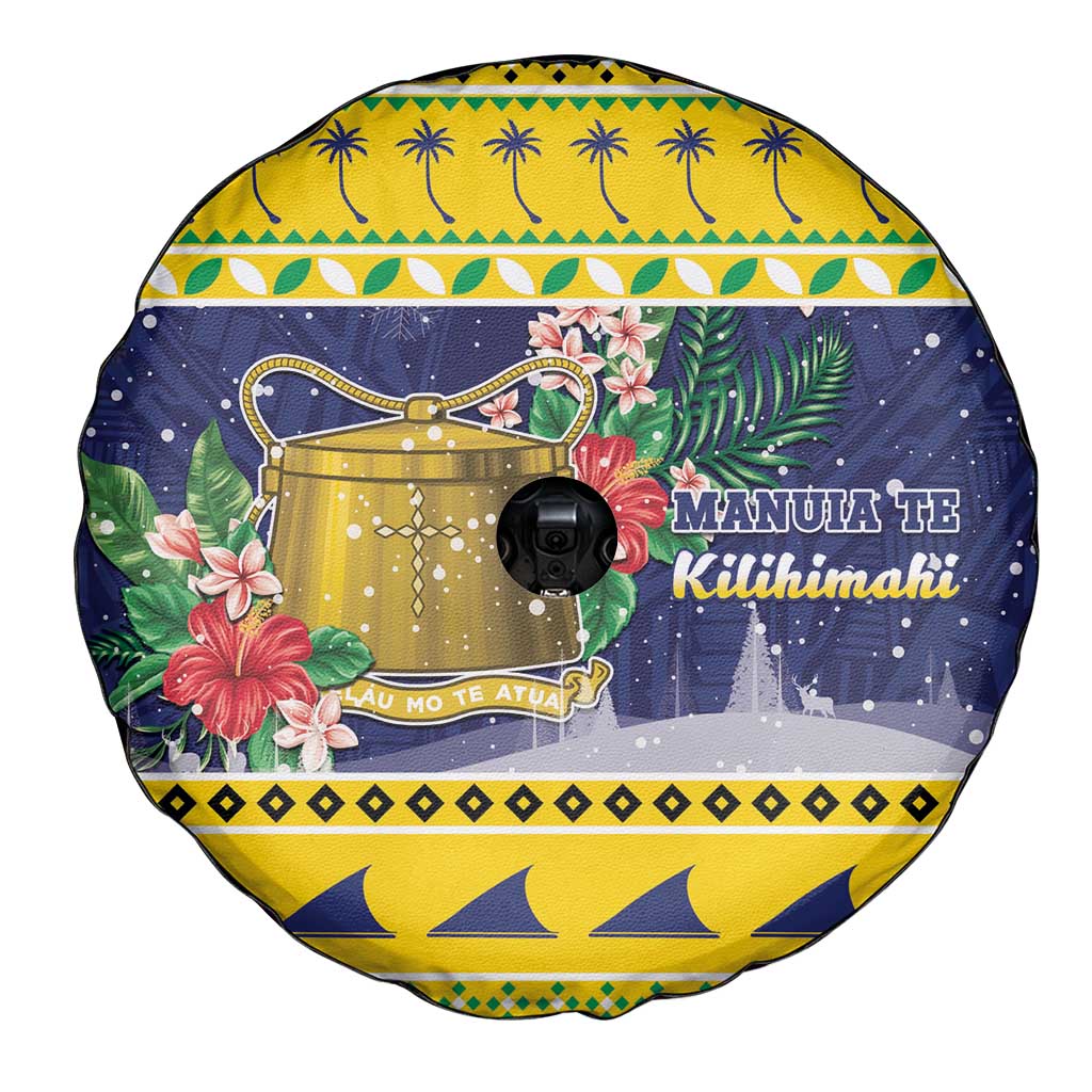 Tokelau Christmas Spare Tire Cover Tokelauan Badge Manuia Te Kilihimahi