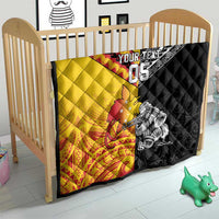 New Zealand And Papua New Guinea Rugby Custom Quilt Maori Kiwi With Bird of Paradise