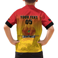 Papua New Guinea Rugby Custom Hawaiian Shirt Go Orchids Pacific Champions